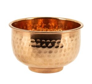 Incensario Cuenco Dhupa Cobre & Laton 8x5 cm.