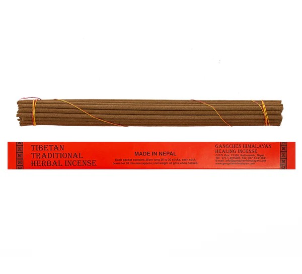 Incienso Lama Gangcheng Largo Meditación 26 Sticks