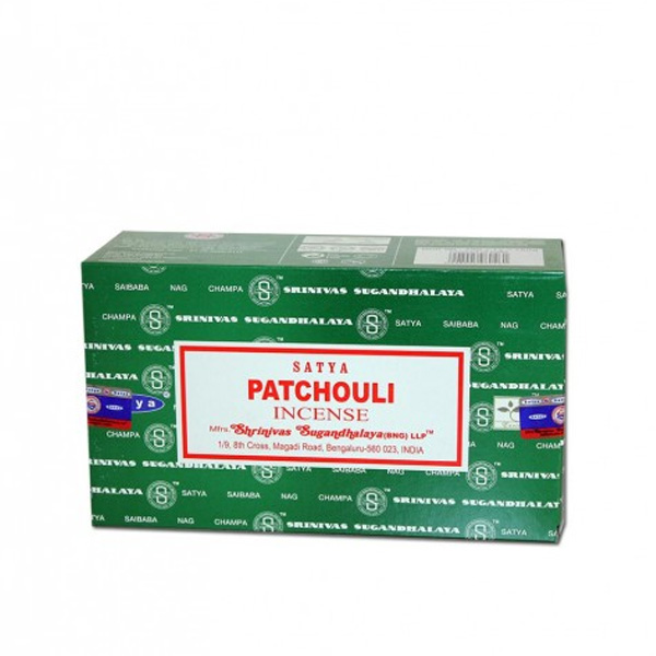 Satya Supreme Patchouli Incense 15 gr. - 12 pc.