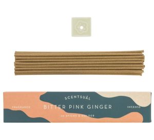 Incienso Scentsual Jengibre Rosa 30 Sticks & Holder