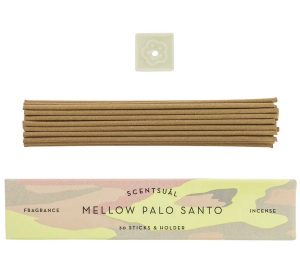 Incienso Scentsual Palo Santo 50 Sticks & Holder