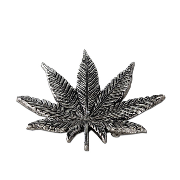 Porta Incienso Metal Leaf