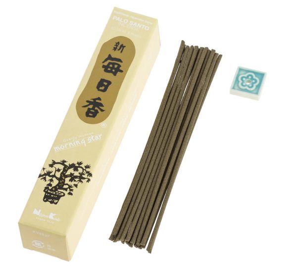 Morning Star Palo Santo Incense 50 Sticks & Holder